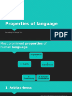 2. class 2 properties of language YULE