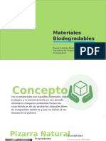 Materiales Biodegradables