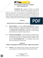 Reglamento de Trabajo PDF