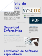 Portafolio de Servicios - SYSCOX
