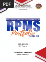 RPMS Portfolio Design