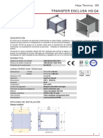 Hoja Tecnica - Transfer Esclusa HS-Q4 PDF