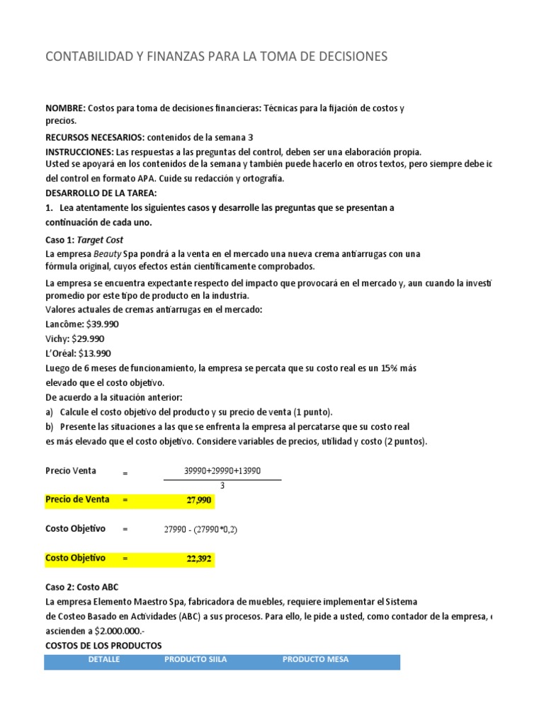 03 - Contabilidad y Finanzas para La Toma de Decisiones - Controlv1 ...