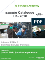 GFS Operations Training FSR & CSP Catalogue H1 - 2018 - Rev4