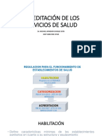 Acreditacion de Los Servicios de Salud