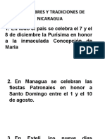 Costumbres y Tradiciones de Nicaragua