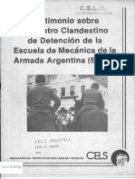 Testimonio Sobre El CCD ESMA Basterra PDF