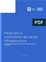 Pacto Por El Crecimiento Del Sector Infraestructura