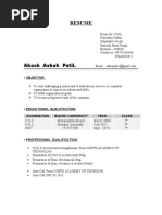 Akash Patil Resume