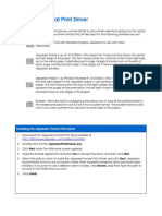 Jeppesen Format Print Driver Installation Guide
