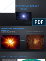 Características del big bang 