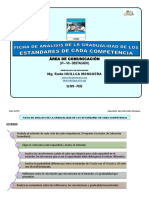 5 Ficha de Análisis de La Gradualidad Del Estándar de Cada Competencia Del Área de Comunicación