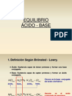 Equilibrio Acido-Base Autoionizacion Del Agua