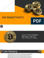 Golden Bitcoin PowerPoint Templates