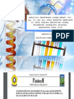 TUGAS ANFAR HANIYAH NABILAH 1801054 ANALISIS KANDUNGAN LOGAM BERAT (Pb, Hg