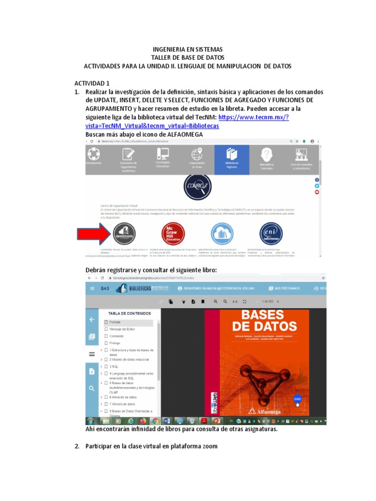 Actividades Unidad 2 | PDF | Archivo de computadora | Áreas de informática