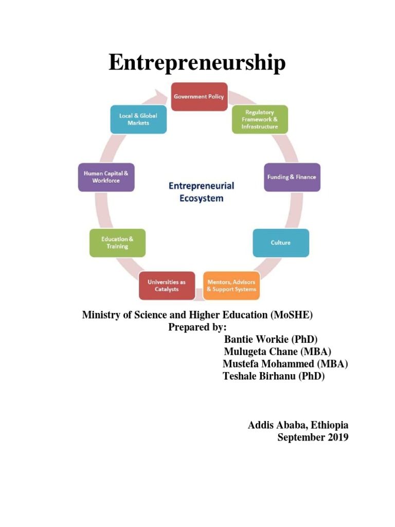 ENTREPRENEURSHIP Module PDF PDF Entrepreneurship Goal