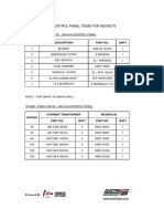 CONTROL PANEL SPARES 30-160kva