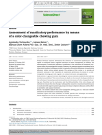 Assessment of Masticatory Performance by Means PDF