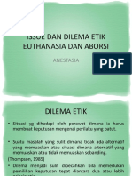 Euthanasia Dan Aborsi