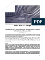 Hvac Duct Air Leakage 9 12 19