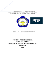 Karakteristik Lalu Lintas Pada Ruas Jalan Di Kota Makassar