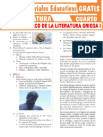 Periodo Arcaico de La Literatura Griega I para Cuarto Grado de Secundaria PDF