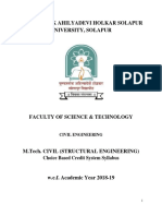 4 - M Tech Civil (Structural Engineering) Strucure & Syllabus Final Sent To University