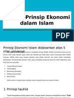 Prinsip Ekonomi Dalam Islam