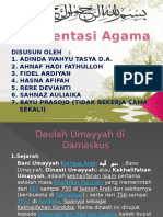 Presentasi Agama Tentang Daulah Umayyah Damaskus