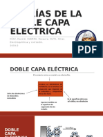 Teoría de La Doble Capa Eléctrica y Electrodos