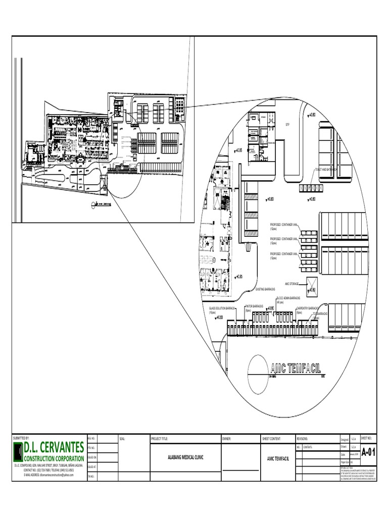AMC Temfacil Construction Layout | PDF | Buildings And Structures ...