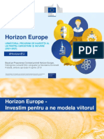 Horizon Europe Ro Investim Pentru A Ne Modela Viitorul