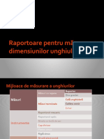 Raportoare Pentru Masurareadimensiunilor Unghiulare