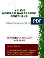 Analisis Korelasi Dan Regresi Sederhana PDF