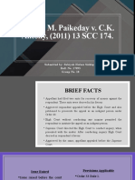 CPC - Mathai M Paikeday v. C.k.antony