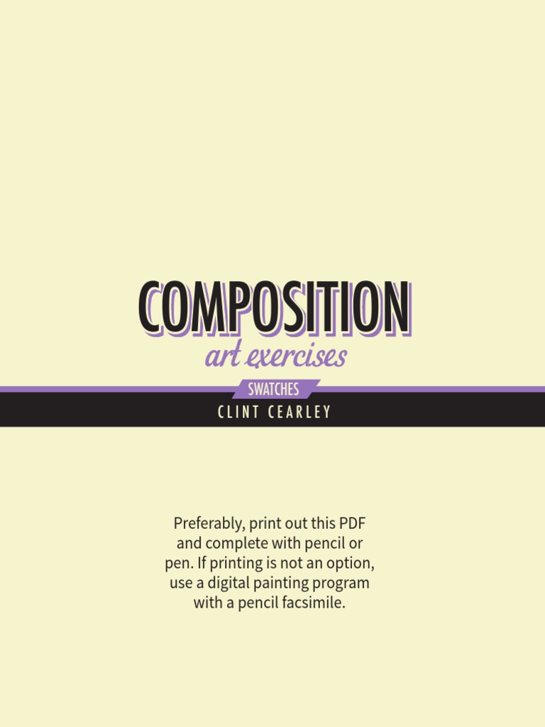 Art Composition Exercises Guide | PDF | Composition (Visual Arts)
