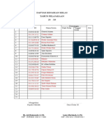 Daftar Kenaikan Kelas