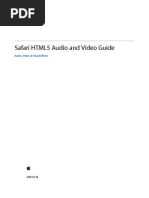 Safari HTML5 Audio and Video Guide