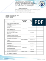 Absensi Peserta Seminar PKM-P FU 4