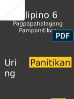 Filipino 6 Uri NG Panitikan