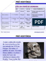 Evolução Humana Pré-História