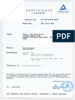 TRIO-27.6(20.0)-TL-OUTD-400 (TUeV, VDE 0126-1-1_2013 Certificate of Conformity, Ref. AK 60131332 0001_ FR, EN & DE Version) Rev. 2018-07-20