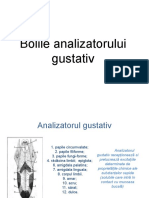 Bolile Analizatorului Gustativ