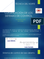 Clase2. Clasificacion de Los Sistemas de Control