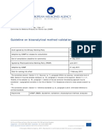Guideline Bioanalytical Method Validation En
