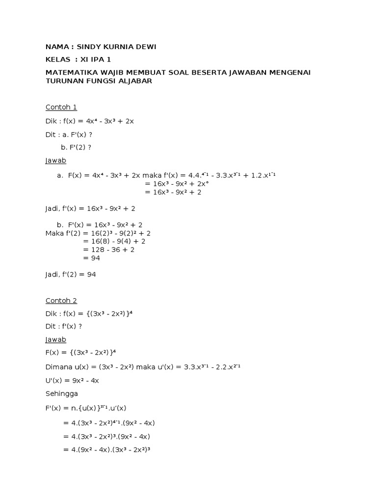 Matematika Wajib
