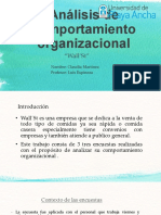 Análisis de Comportamiento Organizacional