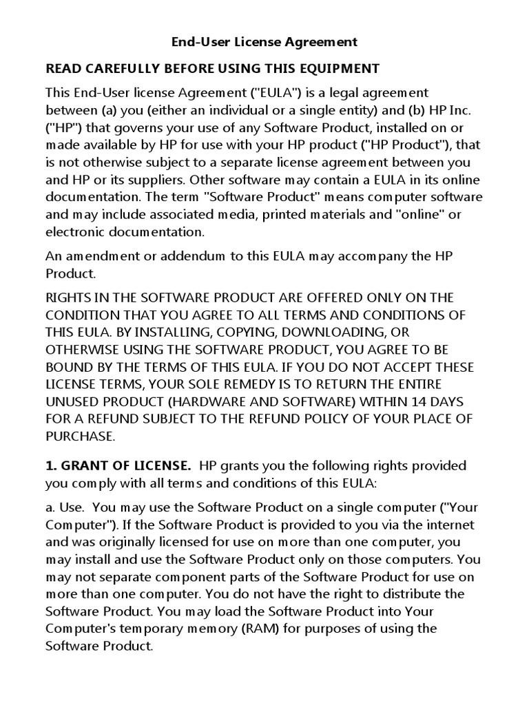 001 PDF | PDF | License | Proprietary Software
