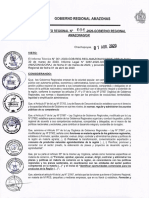 DECRETO REGIONAL N° 044 - 2020-GOBIERNO REGIONAL AMAZONAS/GR
